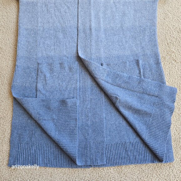 Athleta Spirit Wool Cashmere Ombre Wrap Duster Sweater Cardigan - Picture 9 of 15